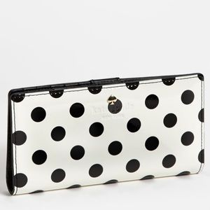 Kate Spade Stacy Carlisle Street Polka Dot Wallet